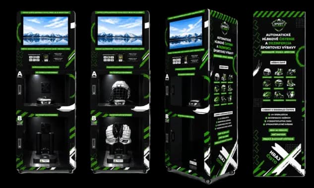 Sport Clean – samoobslužné automaty